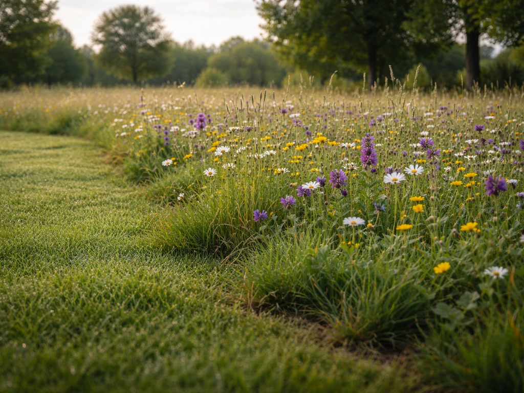 Prairie fleurie sur gazon existant : guide pas à pas