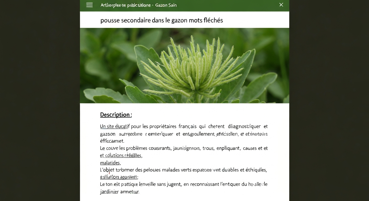 Gros plan d'une pelouse montrant des stolons rampants à la surface