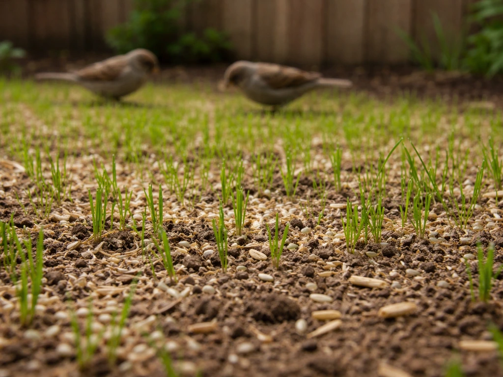 Oiseaux et graines de gazon : protéger sa pelouse sans pesticides